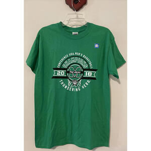 NCAA Marshall University Thundering Herd Medium Green Cotton Tshirt NEW! A5691